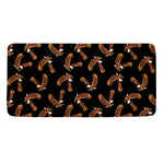 White And Brown Eagle Pattern Print Towel