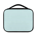 White And Cyan Striped Pattern Print Classic Bible Case