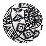 White And Grey Aztec Pattern Print Basketball