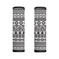 White And Grey Aztec Pattern Print Handle Covers