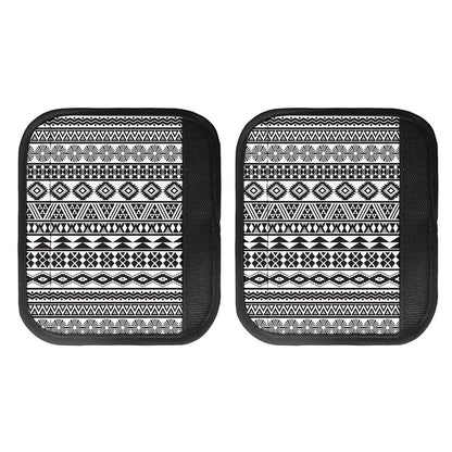 White And Grey Aztec Pattern Print Handle Covers