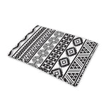 White And Grey Aztec Pattern Print Pet Cooling Mat Cover