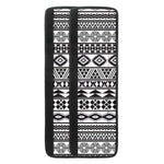 White And Grey Aztec Pattern Print Refrigerator Handle Covers