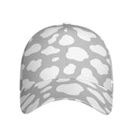 White And Grey Cow Print Baseball Cap