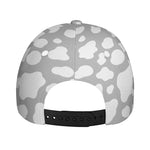 White And Grey Cow Print Baseball Cap