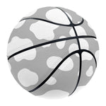 White And Grey Cow Print Basketball