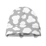 White And Grey Cow Print Beanie