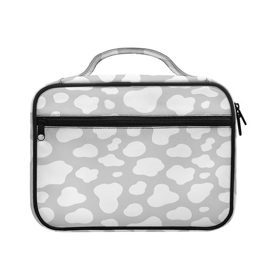 White And Grey Cow Print Briefcase Bible Bag