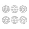White And Grey Cow Print Coaster Set