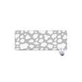 White And Grey Cow Print Extended Mouse Pad
