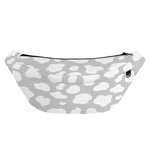 White And Grey Cow Print Fanny Pack