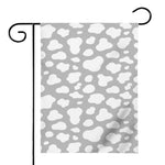 White And Grey Cow Print House Flag