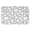 White And Grey Cow Print Indoor Door Mat