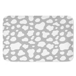 White And Grey Cow Print Indoor Door Mat