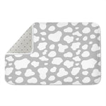 White And Grey Cow Print Indoor Door Mat