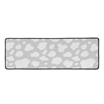 White And Grey Cow Print Long Kitchen Mat