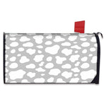 White And Grey Cow Print Mailbox Cover