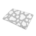 White And Grey Cow Print Pet Cooling Mat Cover