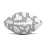 White And Grey Cow Print Rugby Ball