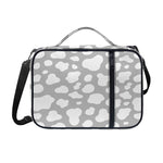 White And Grey Cow Print Shoulder Strap Bible Bag