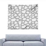 White And Grey Cow Print Tapestry