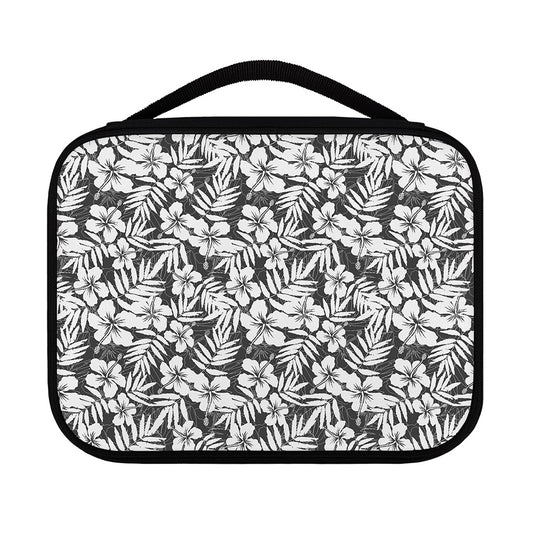 White And Grey Hawaiian Pattern Print Classic Bible Case