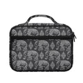 White And Grey Indian Elephant Print Briefcase Bible Bag