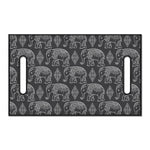 White And Grey Indian Elephant Print Golf Cart Seat Cover