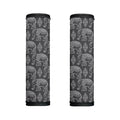 White And Grey Indian Elephant Print Handle Covers
