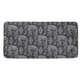 White And Grey Indian Elephant Print Towel