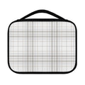 White And Grey Plaid Pattern Print Classic Bible Case