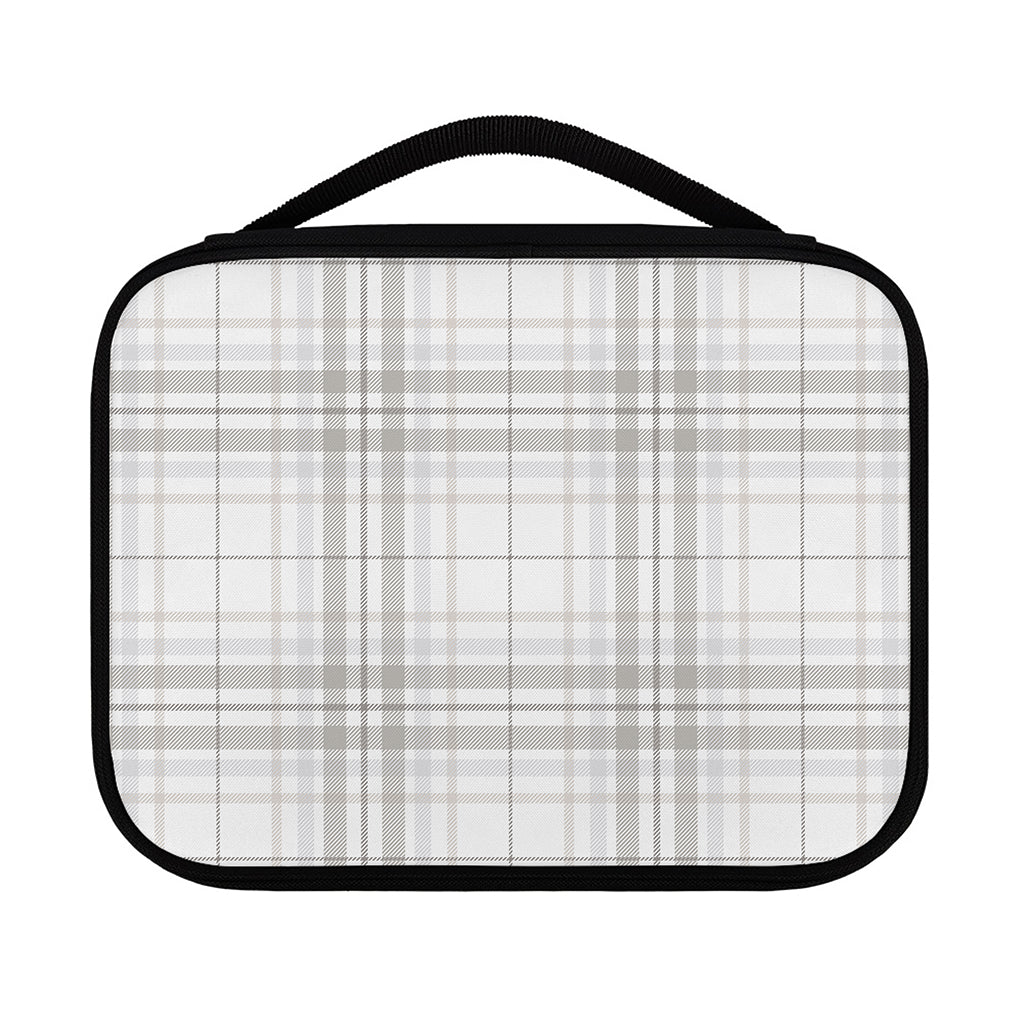 White And Grey Plaid Pattern Print Classic Bible Case