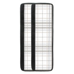 White And Grey Plaid Pattern Print Refrigerator Handle Covers