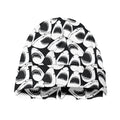White And Grey Shark Pattern Print Beanie