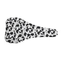 White And Grey Shark Pattern Print Bicycle Seat Cover