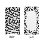 White And Grey Shark Pattern Print Changing Pad Cover