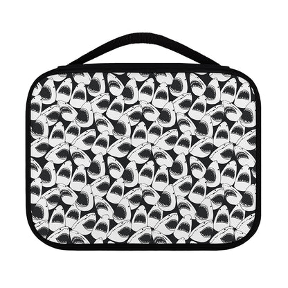 White And Grey Shark Pattern Print Classic Bible Case