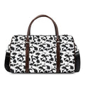 White And Grey Shark Pattern Print Duffel Bag