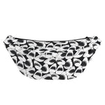 White And Grey Shark Pattern Print Fanny Pack