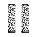 White And Grey Shark Pattern Print Handle Covers