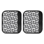 White And Grey Shark Pattern Print Handle Covers
