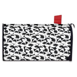 White And Grey Shark Pattern Print Mailbox Cover