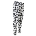 White And Grey Shark Pattern Print Men's Compression Pants