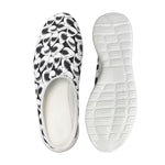 White And Grey Shark Pattern Print Mesh Casual Shoes