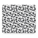 White And Grey Shark Pattern Print Mouse Pad