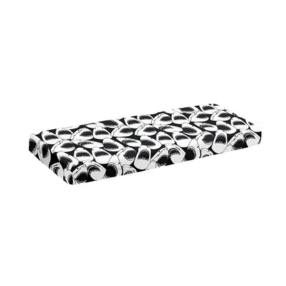 White And Grey Shark Pattern Print Piano Keyboard Cover