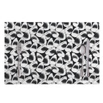 White And Grey Shark Pattern Print Placemat