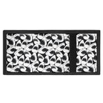 White And Grey Shark Pattern Print Trifold Wallet