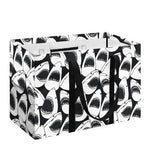 White And Grey Shark Pattern Print Utility Tote Bag
