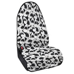 White And Grey Shark Pattern Print Waterproof Car Seat Cover